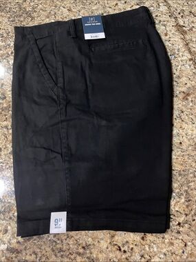 George Black Flat Front Men’s Shorts